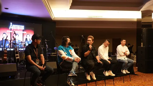Jumpa pers konser 15 tahun Armada Band