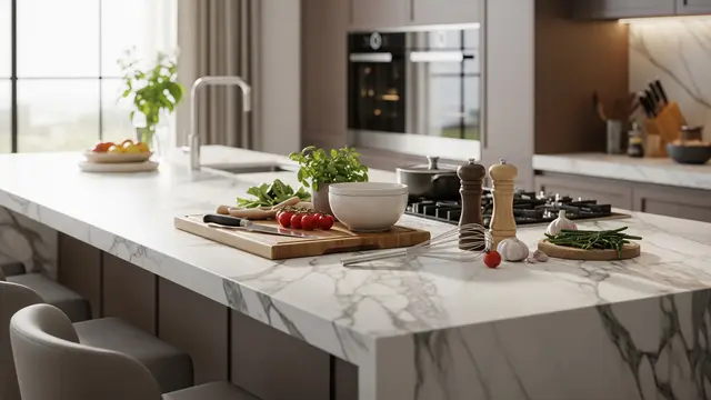 Meja Dapur Marmer