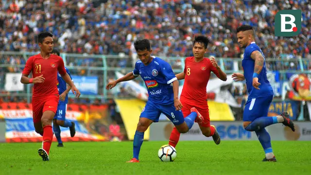Arema FC vs Timnas Indonesia U-22