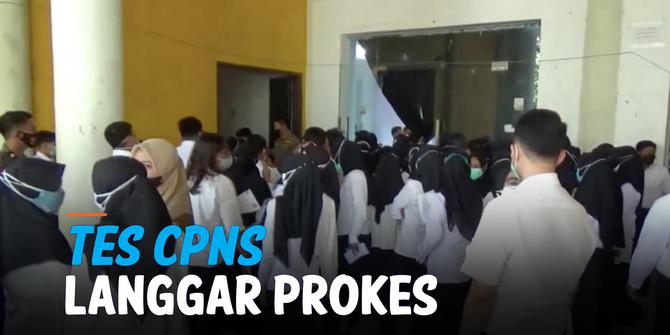 VIDEO: Tes CPNS di Sulbar Langgar Protokol Kesehatan Covid-19