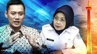 Agus Harimurti Yudhoyono (kiri) dan Sylviana Murni (Liputan6.com/Abdillah)