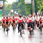Kapolri Jenderal Listyo Sigit Prabowo memimpin kegiatan parade kemenangan bersama kontingen sepeda Indonesia di SEA Games 2022 di kawasan stadion Gelora Bung Karno (GBK), Senayan, Jakarta, Minggu (29/5/2022). (Ist)