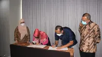 PT Pupuk Kalimantan Timur (Pupuk Kaltim/PKT) tandatangani komitmen pengembangan UMKM (dok: Humas)