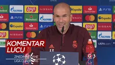 Berita Video Komentar Lucu Zinadine Zidane Tentang Mohamed Salah Jelang Liga Champions