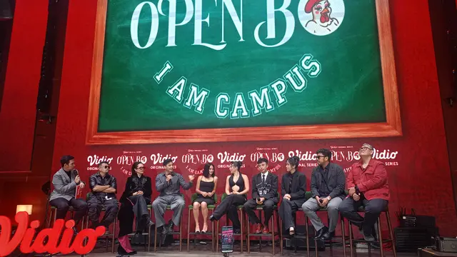 Vidio Original Series umumkan musim terbaru serial drama komedi Open BO: I Am Campus dalam jumpa pers di Jakarta, Kamis (18/9/2025).
