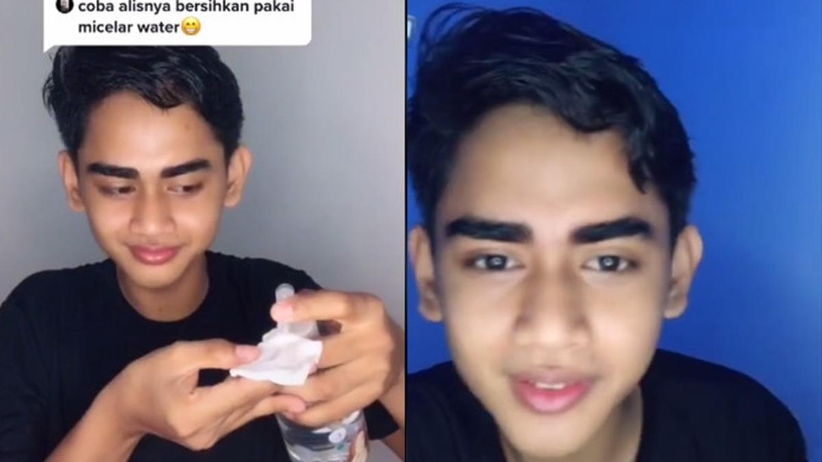 Viral Pria Punya Alis Tebal Ini Curi Perhatian Dikira Pakai Pensil