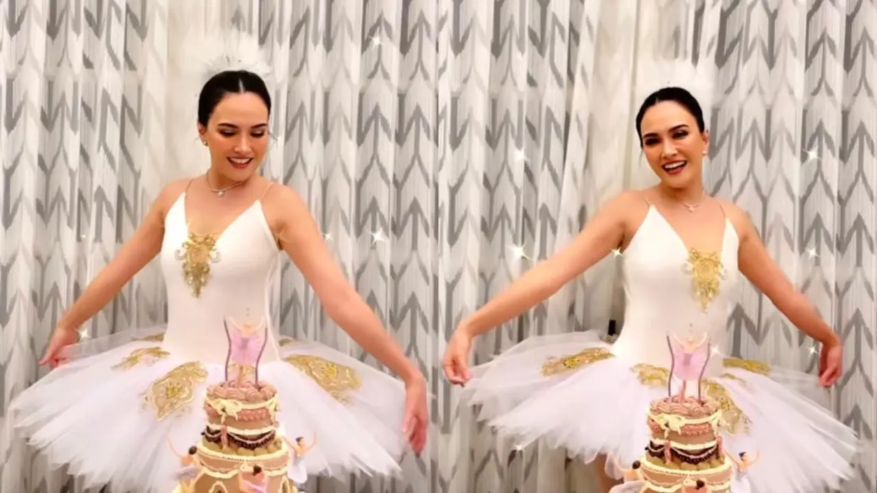 Shandy Aulia Tampil Cantik Pakai Ballerina Dress di Momen Ulang Tahun ke-35