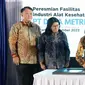 Menkes Budi Gunadi resmikan pabrik alat kesehatan wound care PT Deca Metric Medica (PT DMM) di Kawasan Industri Jababeka, Cikarang, Jawa Barat, Kamis (21/12). (Foto: Kemenkes)