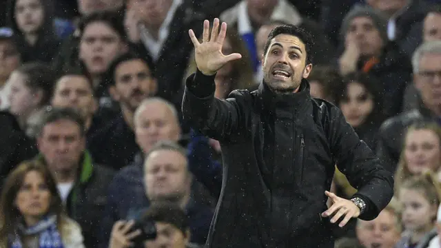 Mikel Arteta - Brighton and Hove Albion vs Arsenal
