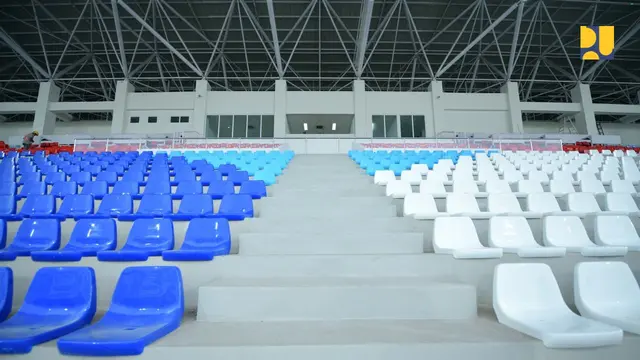 Progress Renovasi Stadion Kanjuruhan telah mencapai 99,5%.