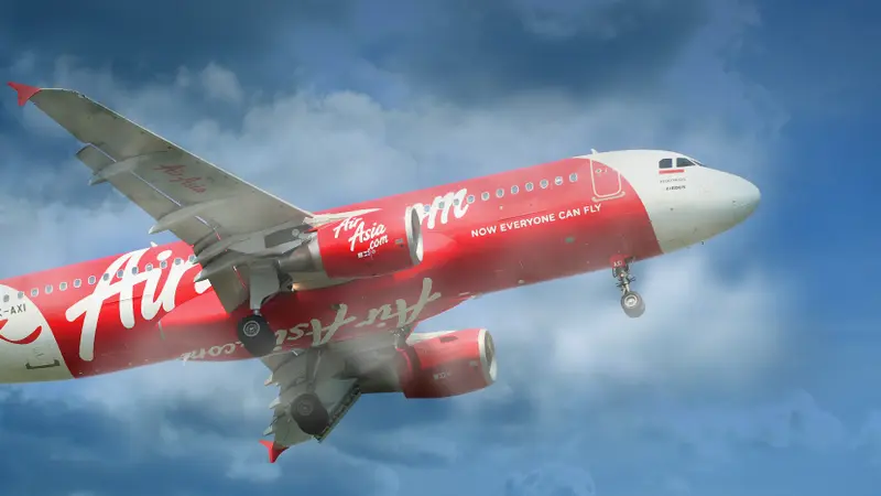 Ilustrasi Pesawat AirAsia