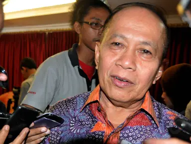 Ketua Harian Partai Demokrat Syarief Hasa, saat ditemui di rumah dinasnya. Jakarta,  Rabu (28/5/14) (Liputan6.com/Johan Tallo)