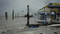 Area di Florida Keys umumnya dekat dengan permukaan laut dan rentan dengan terjangan gelombang saat Badai Irma menghantam. (AFP)