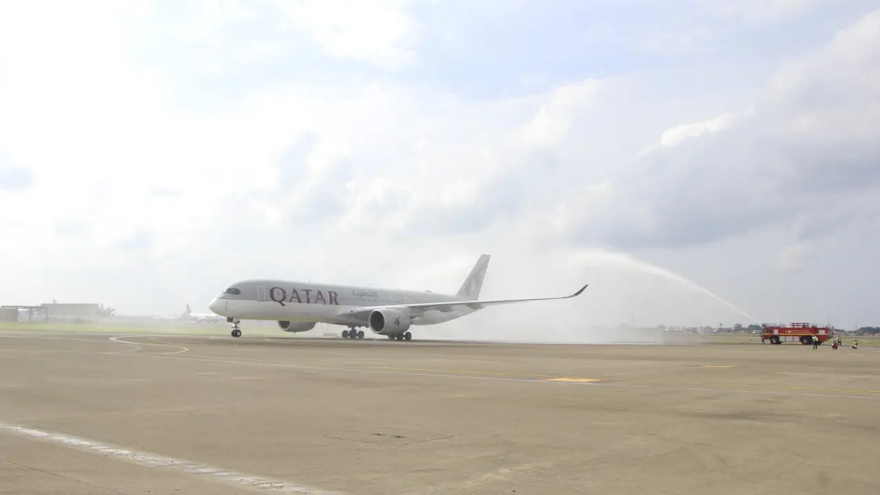 Bandara Soekarno-Hatta pada Senin, 6 Desember 2021, menggelar seremonial penyambutan kedatangan delegasi G20.