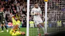 Real Madrid unggul empat gol tanpa balas. (OSCAR DEL POZO/AFP)