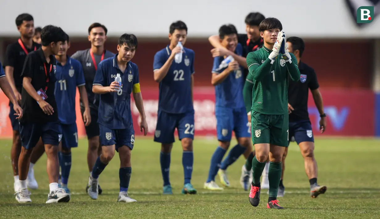 Hingga laga usai skor 3-0 unuk kemenangan Thailand-16 tetap bertahan. (Bola.com/Bagaskara Lazuardi)