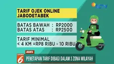 Kemenhub akhirnya menetapkan batas tarif atas dan bawah ojek online. Tarif tersebut berbeda di tiga zona wilayah di Indonesia.