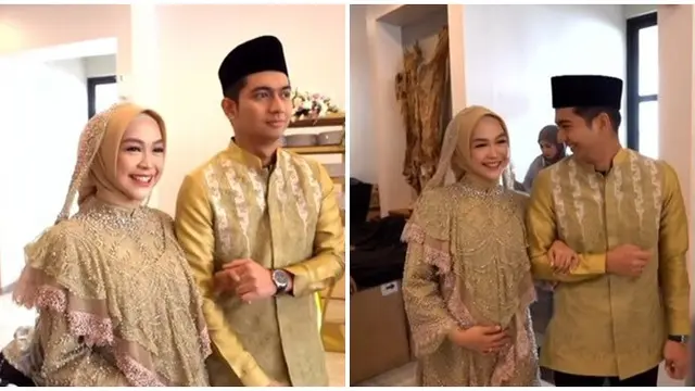 6 Momen Ria Ricis Gelar Pengajian 4 Bulanan, Baby Bumpnya Curi Perhatian