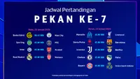 Simak Jadwal Live Streaming Liga Champions 2025/26 Pekan Ke-7, Tayang di Vidio