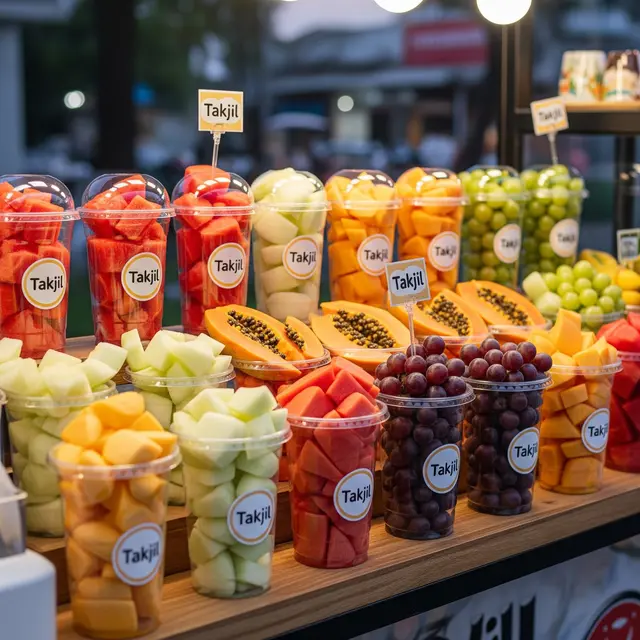 Ide Jualan Takjil Aneka Buah Potong Segar