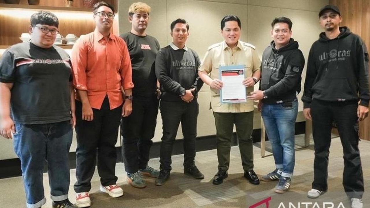 Menerima Kritik, Erick Thohir Temui Ultras Garuda: Langkah Terbuka PSSI Bangun Timnas Indonesia
