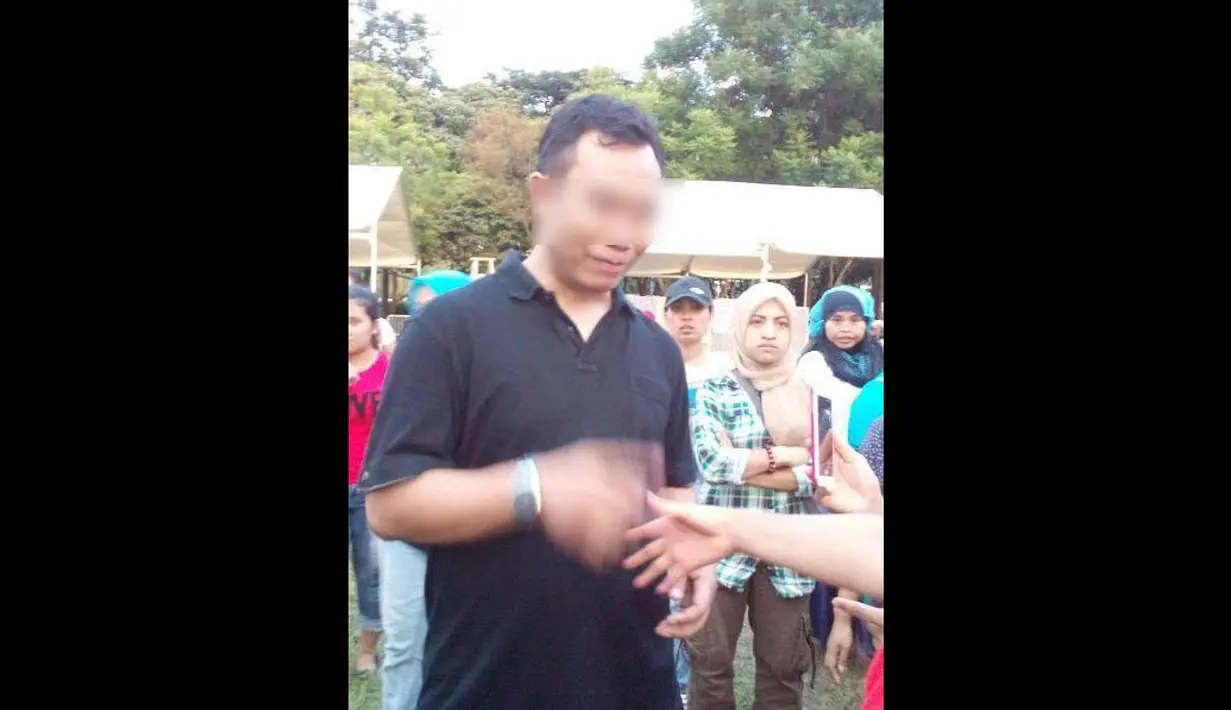 Kericuhan terjadi saat penyelenggaraan pemilihan presiden 2014 di Victoria Park, Causeway Bay, Hongkong, Minggu (6/7/2014) Karena celetukan dari oknum panitia (twitter.com)