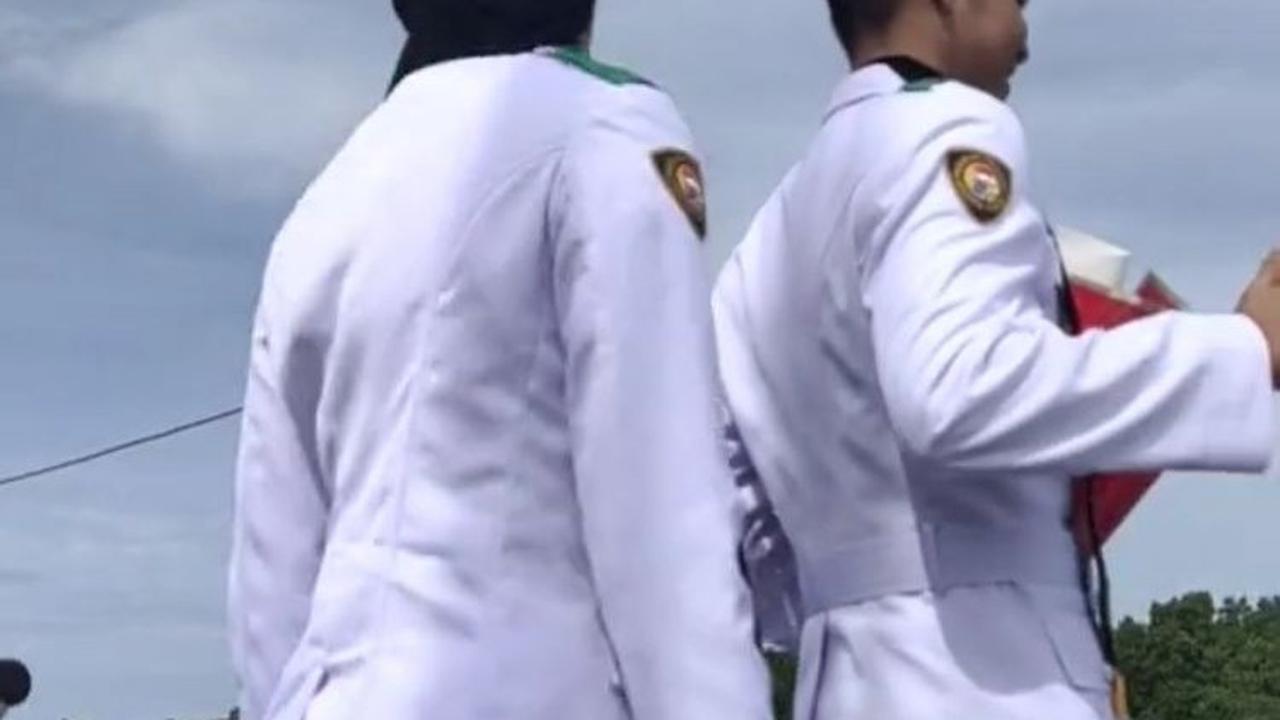 Viral, Ini Momen Penyambutan Fifandra Ardiansyah & Aprillya Putri Paskibraka Asal Halmahera Barat