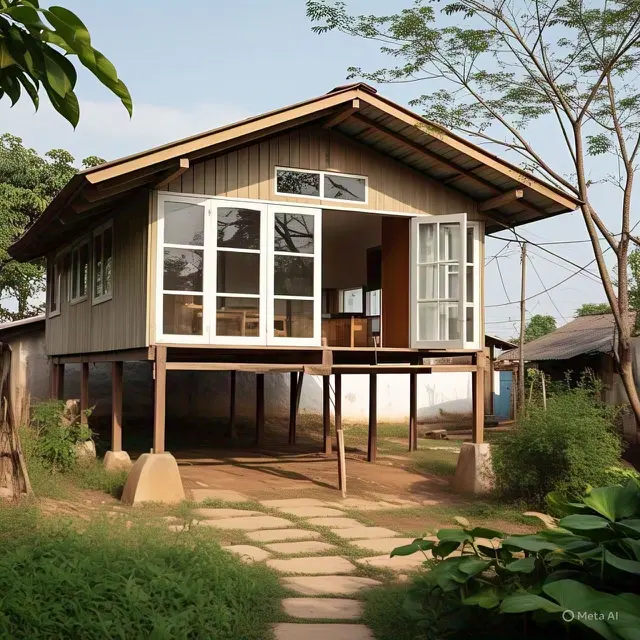 Desain Rumah Minimalis Sederhana di Kampung