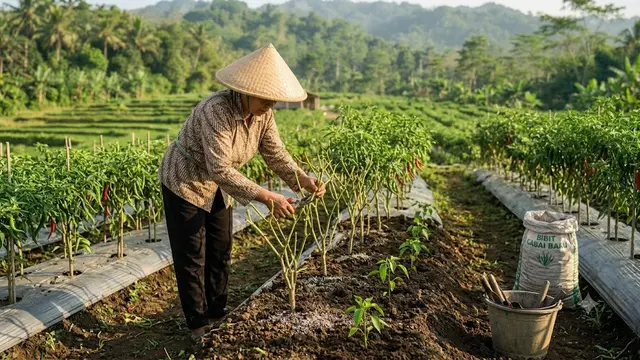Cara Membuat Cabai Tetap Produktif Meski Sudah Berbuah Berkali-kali