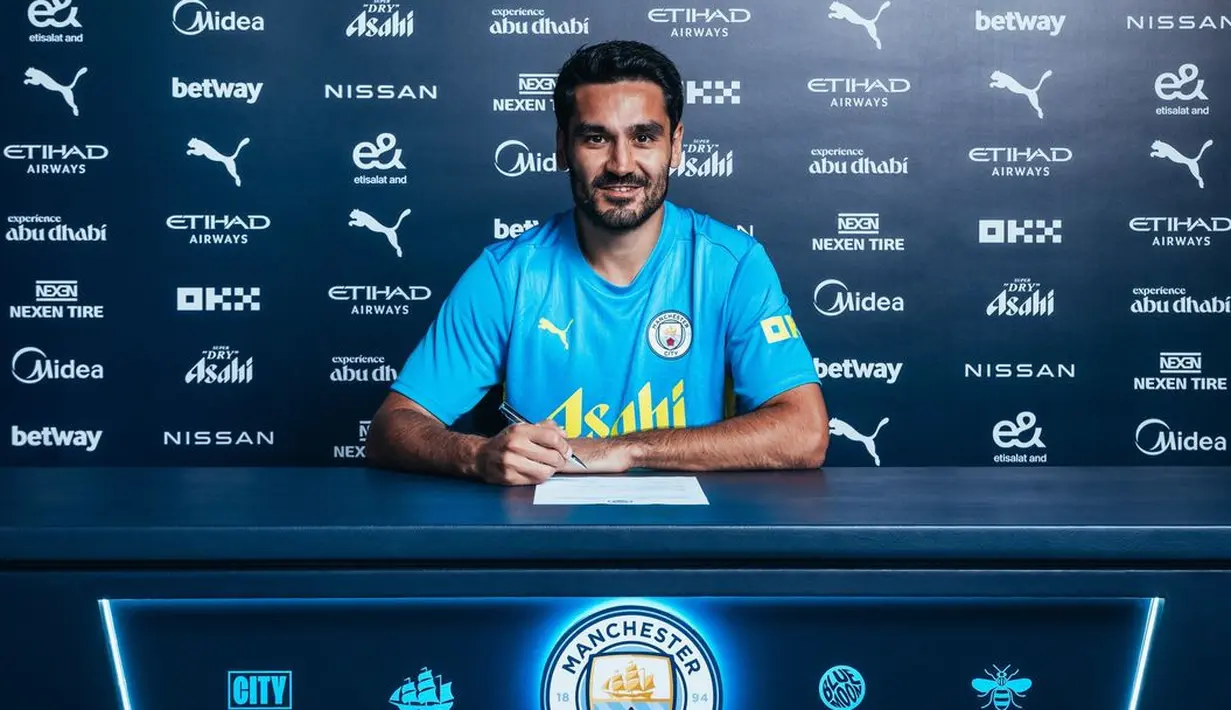 <p>Ilkay Gundogan resmi kembali ke Manchester City. The Citizenz menandatangani mantan kapten mereka kontrak satu tahun dengan opsi perpanjangan 12 bulan pada Jumat (23/8/2024). (FOTO: instagram.com/mancity/)</p>