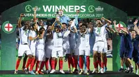 Timnas Inggris menjuarai Piala Eropa U-19 di Georgia. Mereka mengalahkan Portugal 2-1 di final, Minggu (16/7/2017) dini hari WIB. (Twitter)