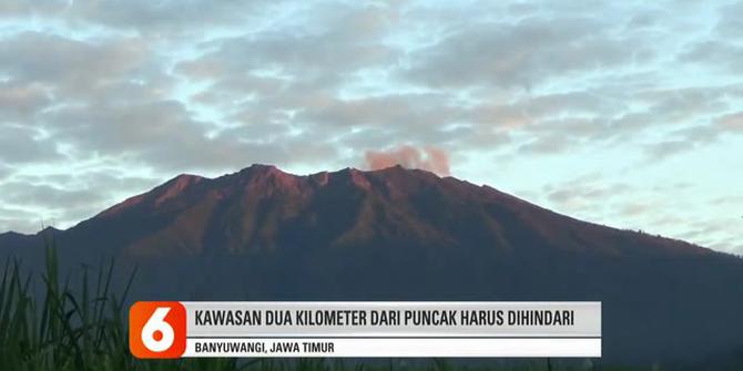 VIDEO: Gunung Raung Masih Alami Aktivitas Vulkanik, Status Waspada