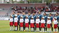 Brunei Darussalam dalam laga matchday kedua Grup A Piala AFF 2022 melawan Timnas Indonesia di KLFA Stadium, Kuala Lumpur, Senin (26/12/2022). (Bola.com/Zulfirdaus Harahap)