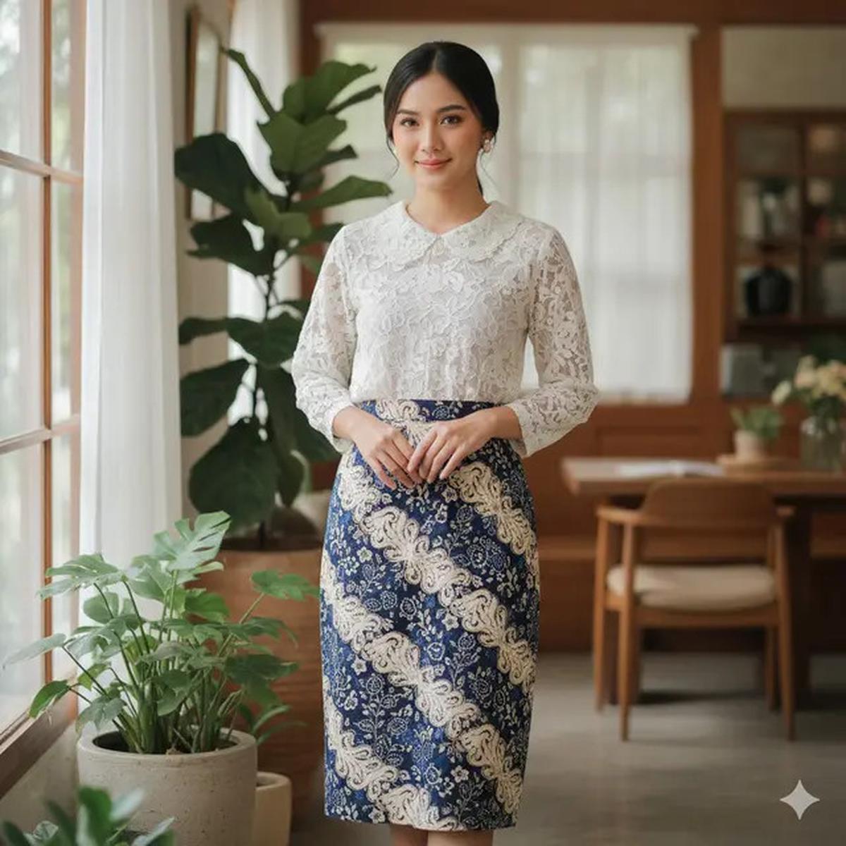 Rok Batik Midi Cocok dengan Baju Apa? Ini 9 Pilihan yang Bikin Penampilan Makin Stylish