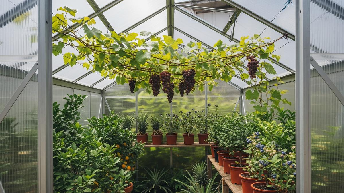 7 Ide Kebun Buah dalam Greenhouse Mini Halaman Rumah yang Produktif dan Estetis