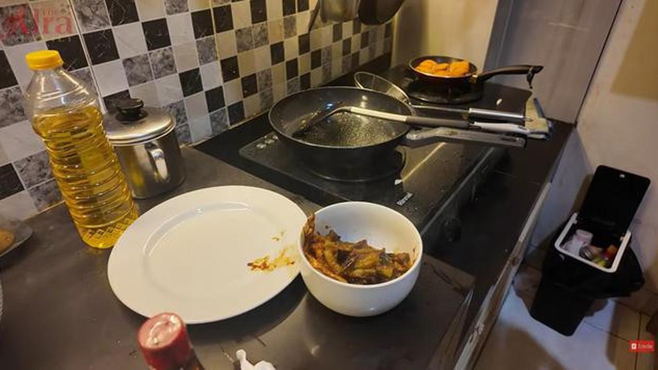 6 Potret Dapur Rumah Sederhana Lady Rara dan Aladull, Fungsional dengan Detail Menarik