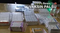Penyidik Direktorat Tindak Pidana Ekonomi dan Khusus (Dittipid Eksus) Bareskrim Polri membongkar sindikat pemalsu vaksin untuk balita