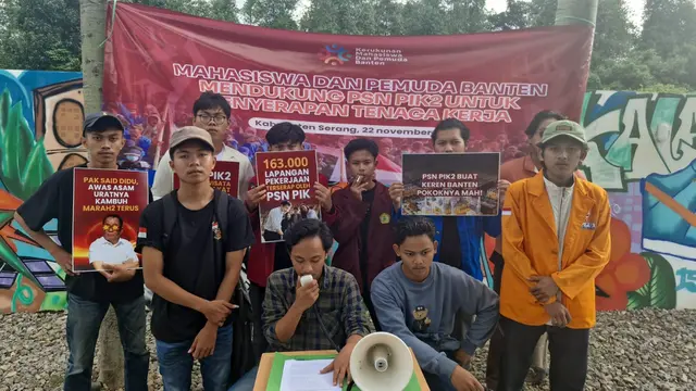 Kerukunan Mahasiswa dan Pemuda Banten (KMPB) menyampaikan dukungannya terhadap Proyek Strategis Nasional (PSN) PIK 2.