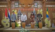 Perayaan 75 tahun hubungan bilateral antara Indonesia dan Thailand lewat acara gastrodiplomasi. (Dok. Kemlu RI)