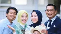 Potret Hangat Keluarga Ridwan Kamil dan Atalia Praratya. (Sumber: Instagram/ataliapr)