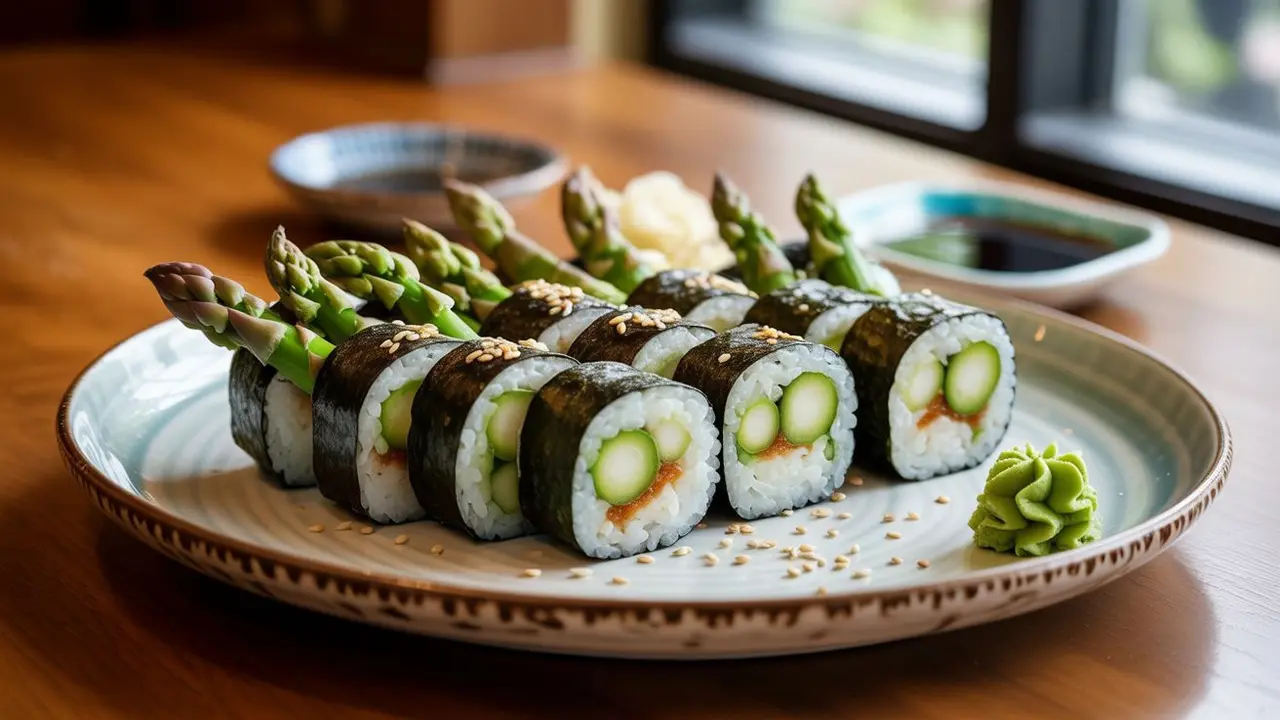 Asparagus Sushi Tempura