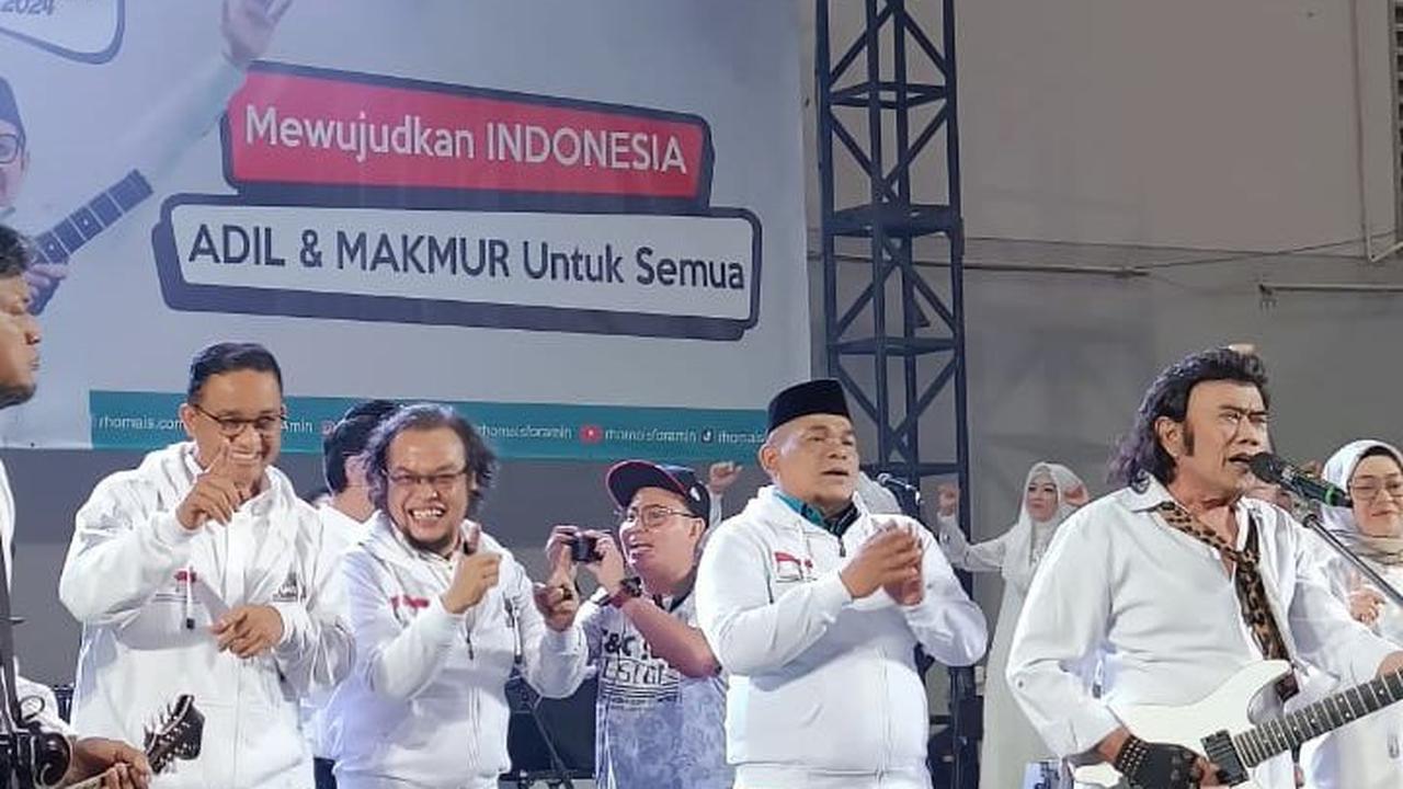 Momen Raja Dangdut Rhoma Irama Deklarasi Dukung Anies-Cak Imin: Lagu Reformasi Berkumandang