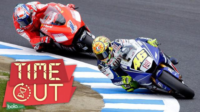 Casey Stoner kembali menegaskan dirinya tak ada minat sama sekali untuk kembali bersaing dengan Valentino Rossi di MotoGP.