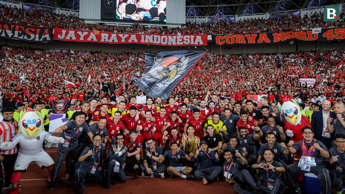 Mantap! Ranking Timnas Indonesia Melesat 7 Level Setelah Gulingkan Bahrain