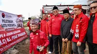 Ketua DPP PDI Perjuangan Said Abdullah saat momen pembangunan Sekolah Tahfidz Al-Qur’an Dr. (H.C.) Hj. Puan Maharani di Malang.