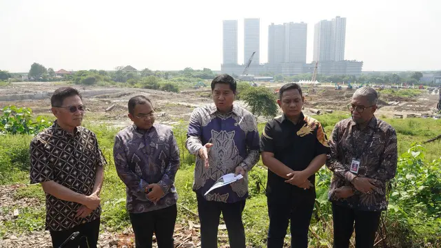Menteri Perumahan dan Kawasan Permukiman (PKP) Maruarar Sirait (Ara) meninjau progress pembangunan rumah susun (rusun) subsidi di kawasan Meikarta, Kabupaten Bekasi, Jawa Barat, Selasa (26/5/2026). (Foto: Istimewa)