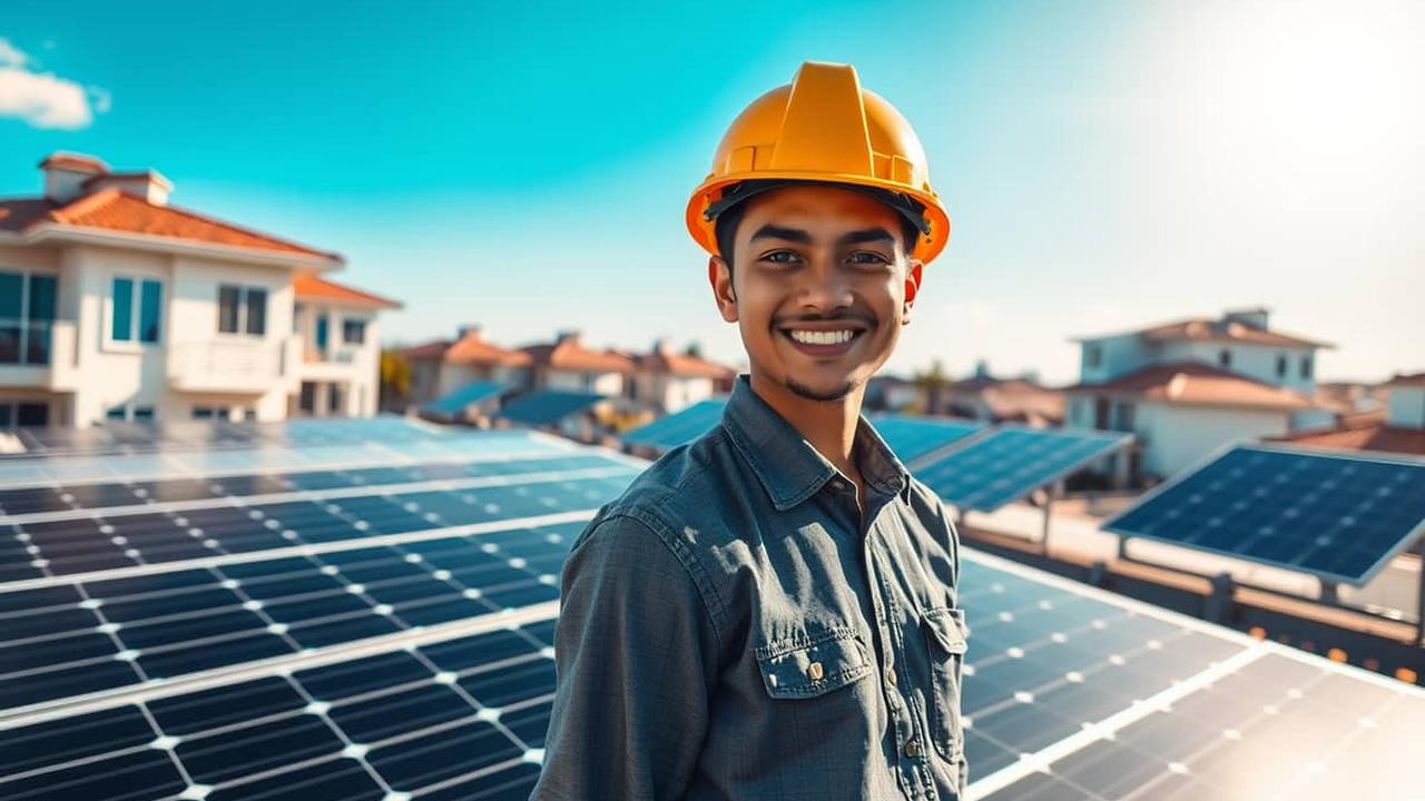 cara kerja panel surya