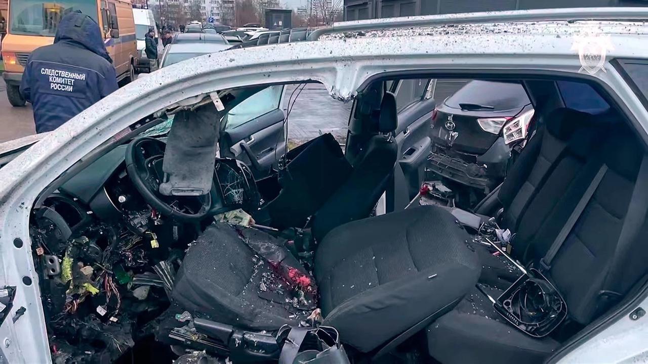 FOTO: Ledakan Mobil di Moskow Tewaskan Jenderal Senior Rusia