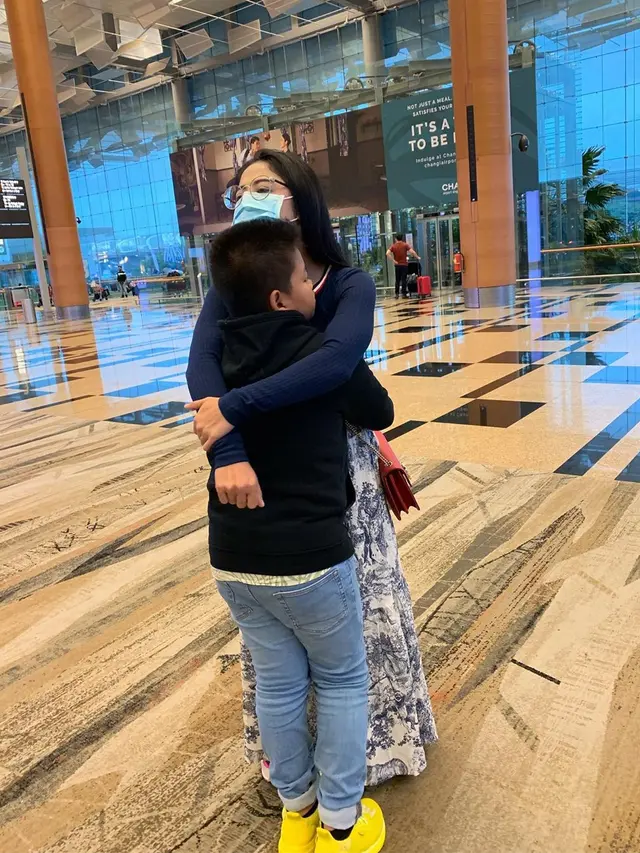 Dewi Perssik dan Gabriel.