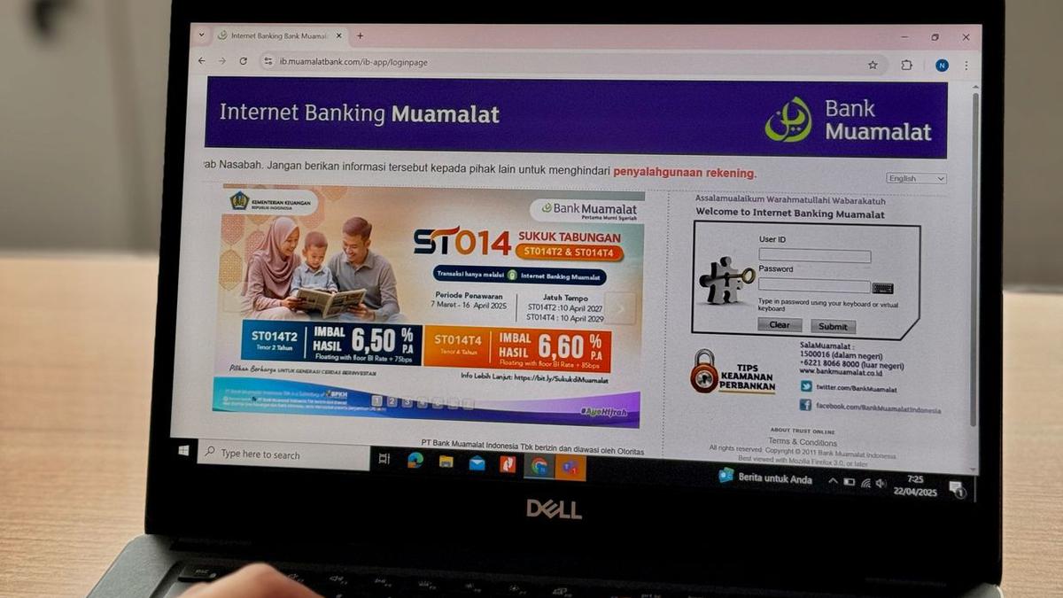Nasabah yang Pesan Sukuk Tabungan di Bank Muamalat Tumbuh 73,8%